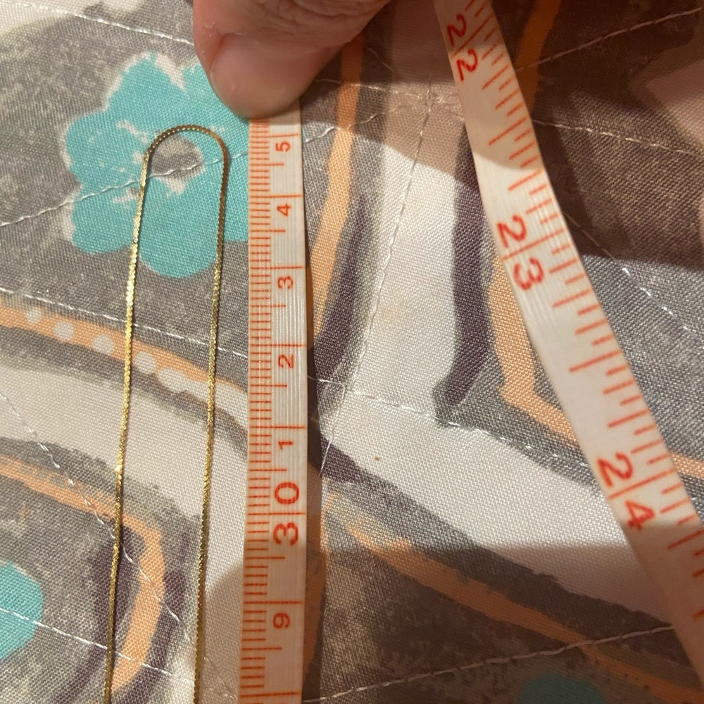 Solid 14k Moder Layers Chain Necklace - image 8